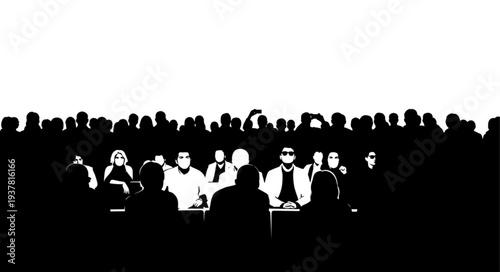 Band Performing on Stage Concert.