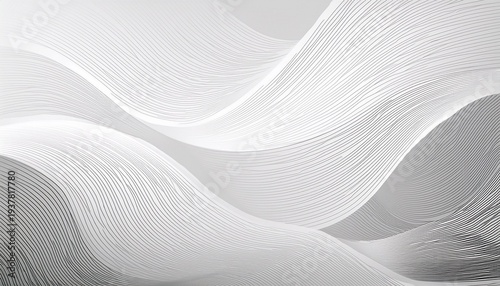 abstract elegant background design with grey and white wave lines horizontal gray background with wavy lines pattern for business banner or backdrop modern wavy abstract white background