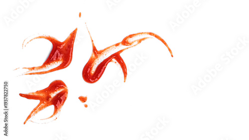 Ketchup isolated on white background. High quality photo