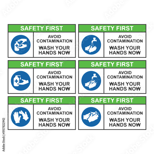 Mandatory Hand Washing Safety Sign