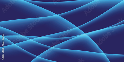 Creative deep blue ocean gradient wallpaper. Abstract deep dark navy underwater background.  graphic illustration art