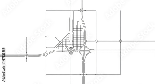 Blueprint Architectural Design Technical Drawing.