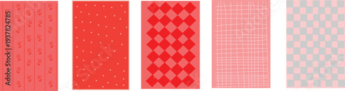 rainbow collection featuring 11 distinct four-in-one width-of-fabric prints.