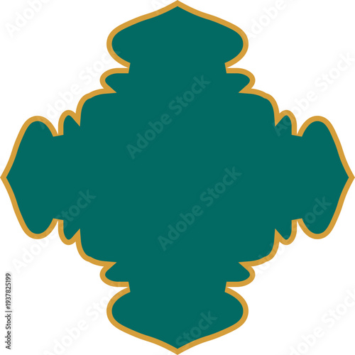 Eid Mubarak Gold Decoration