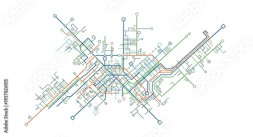 Blueprint Technical Drawing Diagram.