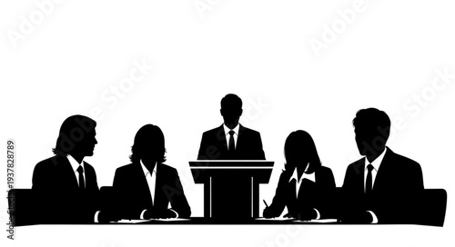 Business Professionals in Meeting Room.