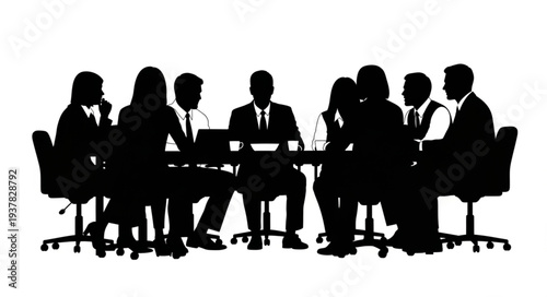 Business Professionals in Meeting Room.