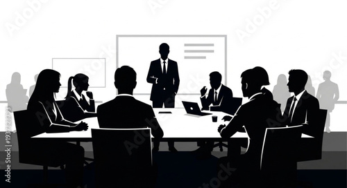 Business Professionals in Meeting Room.