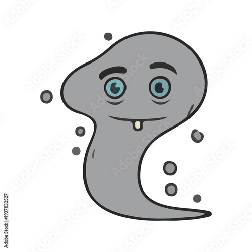 Cartoon Amoeba Character
