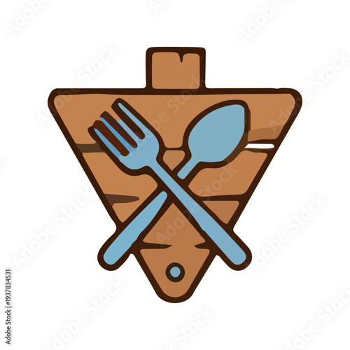 Rustic Food Utensil Icon