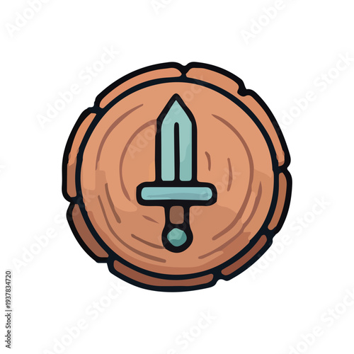 Wooden Sword Game Icon