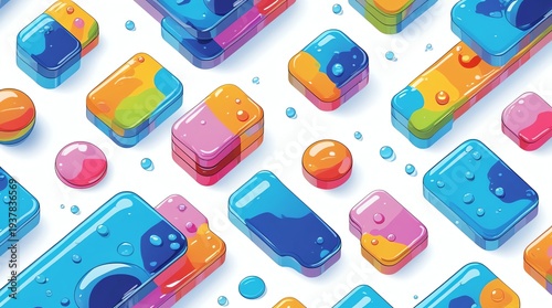 Vibrant Gummy Candies Assortment.