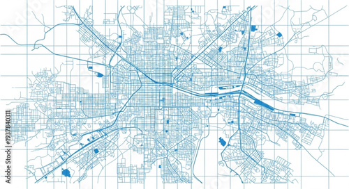 City Map Navigation Road Network.