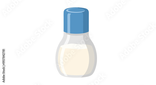 Salt Shaker Image, Vector Illustration, Kitchenware Design, Food Preparation Concept