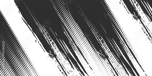 Tire tracks background for rally, drift, motocross, off-road and other auto and motorsport. Black tire marks on a white background with a worn effect and splashes of dirt. Vector isolated texture