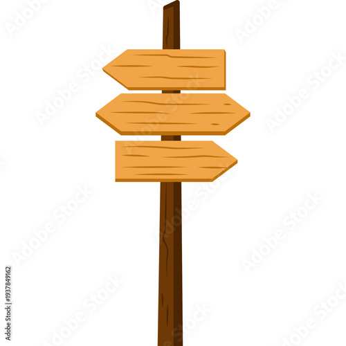Sign Direction Illustration