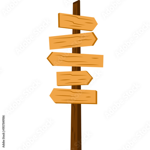 Sign Direction Illustration