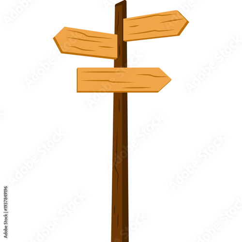 Sign Direction Illustration