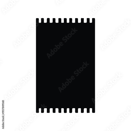 Islamic Prayer Rug Simple Black Silhouette Vector Icon