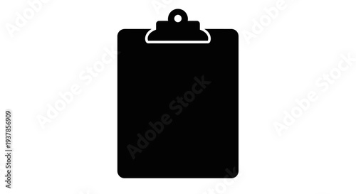 Black Clipboard Office Supply.