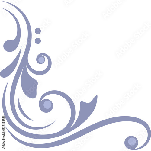 Swirl Corner Vector