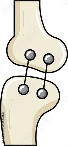 design Locked Joint illustration icon