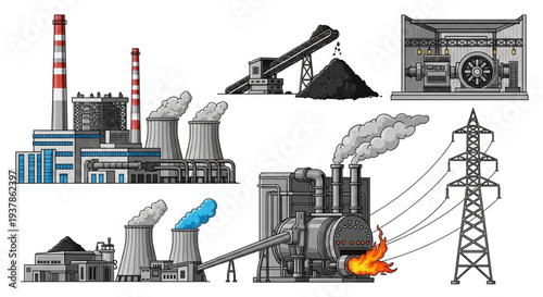 Industrial Power Plants and Energy Generation Facilities.