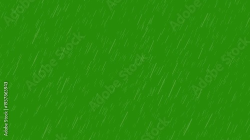 Rainfall Animation with green background
