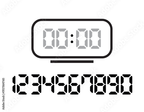 digital clock icon