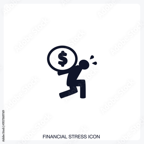 Financial Stress Icon