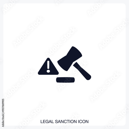 Legal Sanction Icon