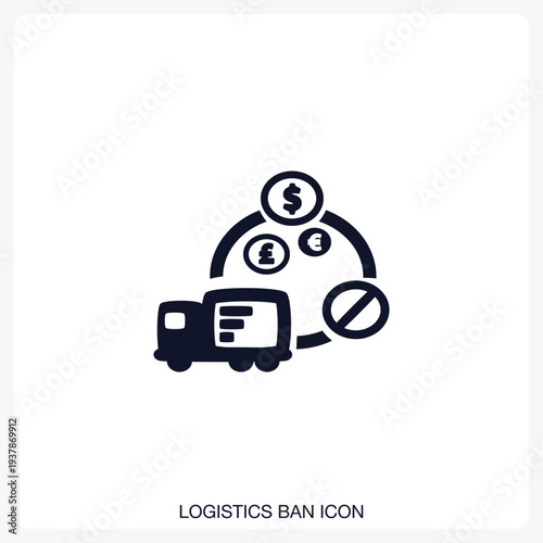 Logistics Ban Icon
