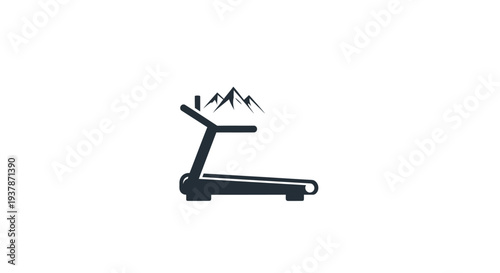 Treadmill for home fitness exercise.