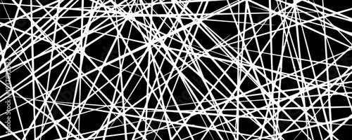 Vibrant geometric pattern on modern background, straight line base with random elements and chaotic abstract graphic touch.