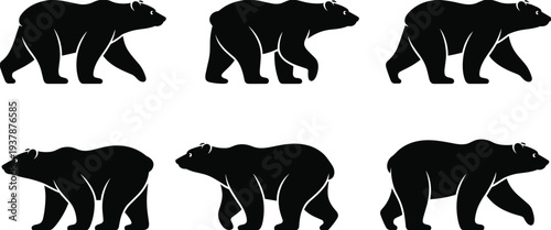 Silhouettes of dressage horse riders in various gaits and movements performing elegant equestrian sports training isolated on a clean white background for design. (Exactly 22 words)