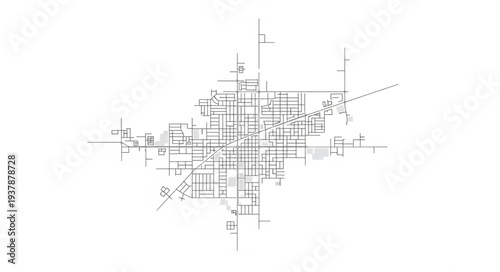 Complex Architectural Blueprint Design Plan.