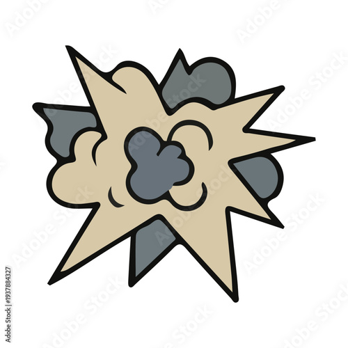 Cartoon Explosion Icon