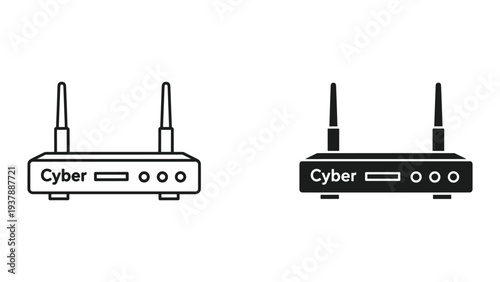 Network Router Internet Connectivity Technology Icon