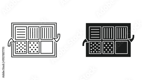 Color Palette Swatch Selection Tool Design