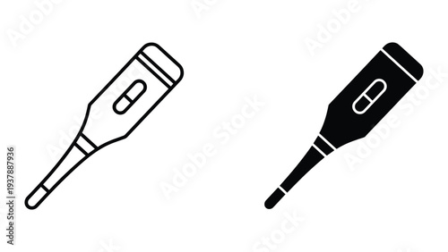 Thermometer Medical Device Health Icon