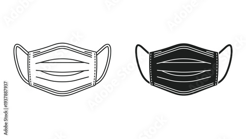 Face Mask Icon Medical Protection Health Safety