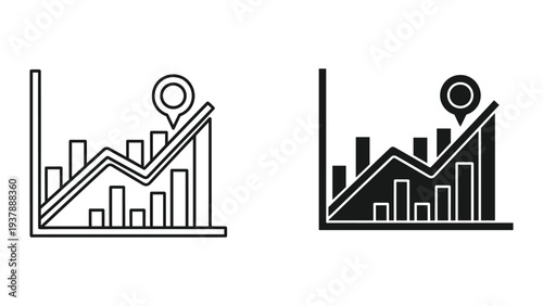 Graph Analytics Success Growth Chart Business Indicator