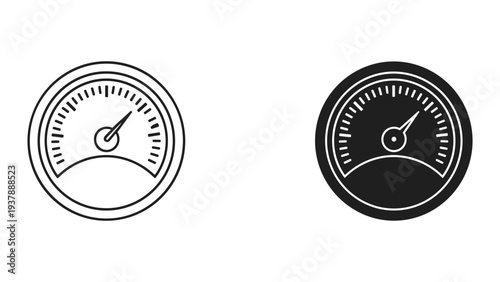 gauge speedometer performance metric dial