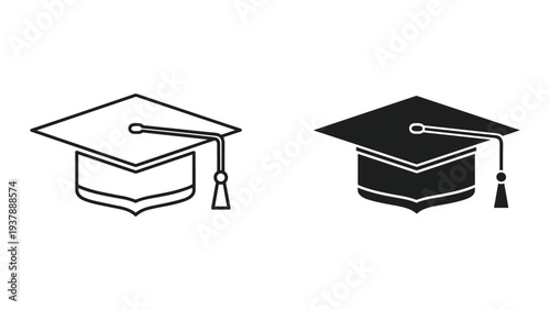 Graduation Cap Symbol Knowledge Achievement