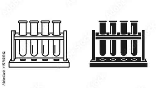 Laboratory Test Tubes Scientific Research Equipment