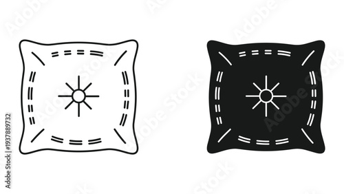 Pillow Cushion Icon Comfort Symbol Commerce