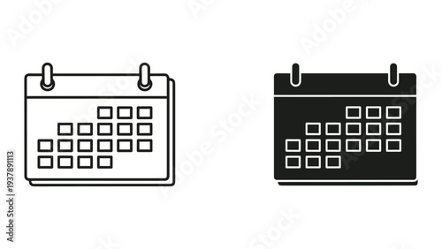 Calendar Icons Schedule Planning Business Event Dates