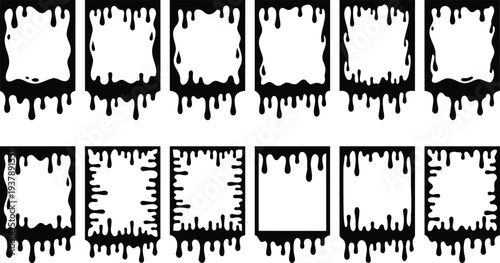 Broken smartphone screens cracked damage vector illustration set flat design