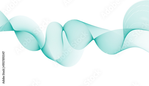 Dynamic flowing wave lines design element. Futuristic technology and sound wave pattern. Modern abstract glowing wave lines. Smooth curved wave lines. 