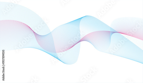 Vector abstract background with dynamic blue waves. vector illustration eps10 